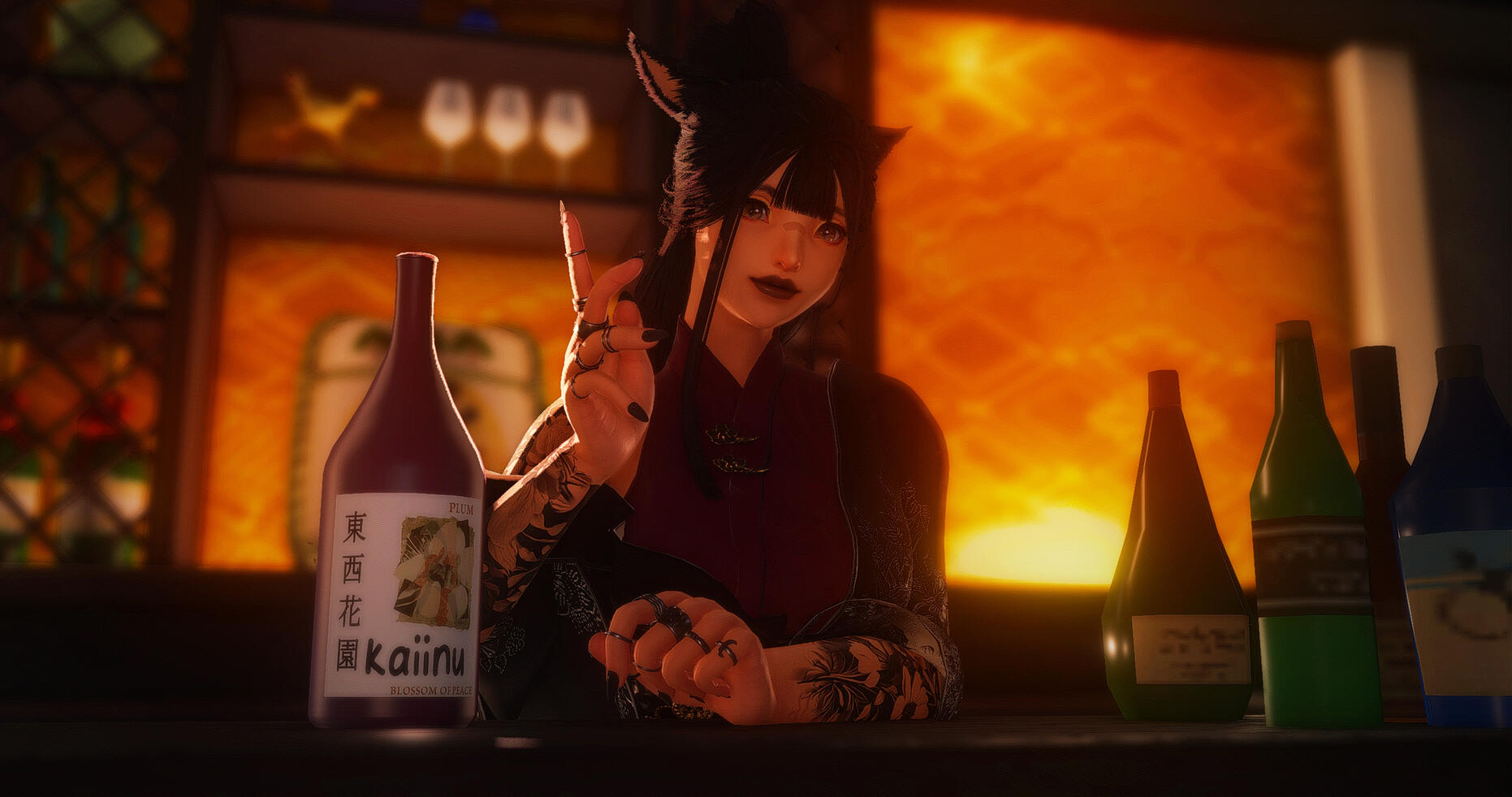 Miqote at bar